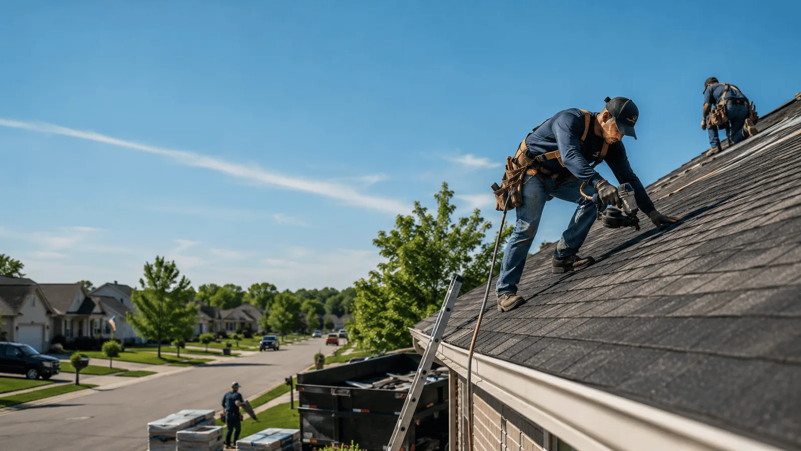 Roof Inspection in Round Mountain, TX
